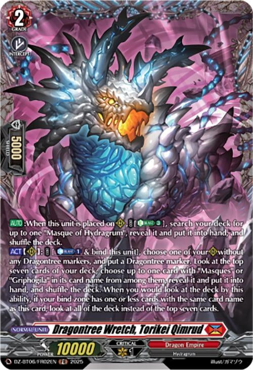 Image for Dragontree Wretch, Torikei Qimrud (FR) (DZ-BT06: Generation Dragenesis) (DZ-BT06/FR02EN) - Cardfight Vanguard