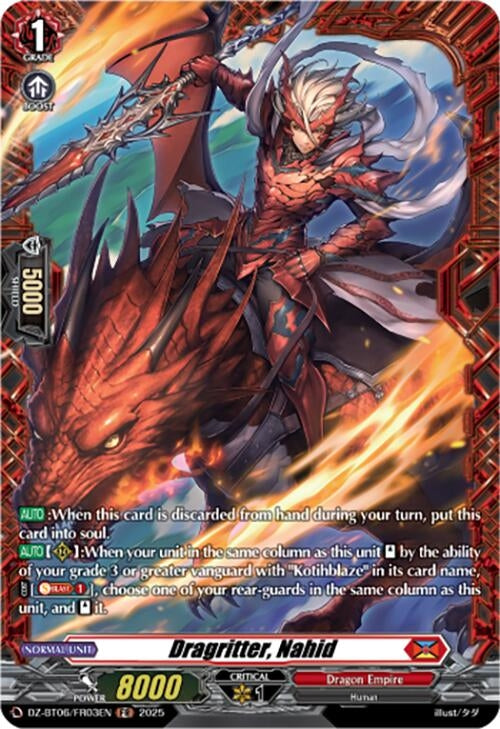 Image for Dragritter, Nahid (FR) (DZ-BT06: Generation Dragenesis) (DZ-BT06/FR03EN) - Cardfight Vanguard