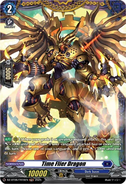Image for Time Flier Dragon (FR) (DZ-BT06: Generation Dragenesis) (DZ-BT06/FR16EN) - Cardfight Vanguard