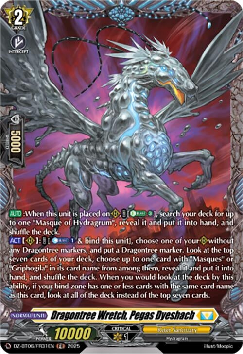 Image for Dragontree Wretch, Pegas Dyeshach (FR) (DZ-BT06: Generation Dragenesis) (DZ-BT06/FR31EN) - Cardfight Vanguard
