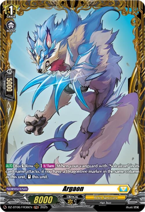 Image for Argaon (FR) (DZ-BT06: Generation Dragenesis) (DZ-BT06/FR36EN) - Cardfight Vanguard