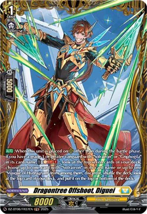 Image for Dragontree Offshoot, Diguei (FR) (DZ-BT06: Generation Dragenesis) (DZ-BT06/FR37EN) - Cardfight Vanguard