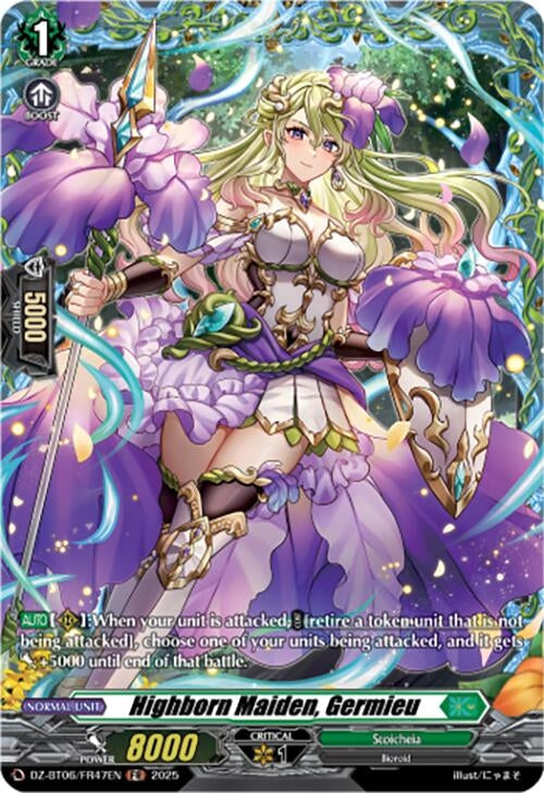 Image for Highborn Maiden, Germieu (FR) (DZ-BT06: Generation Dragenesis) (DZ-BT06/FR47EN) - Cardfight Vanguard