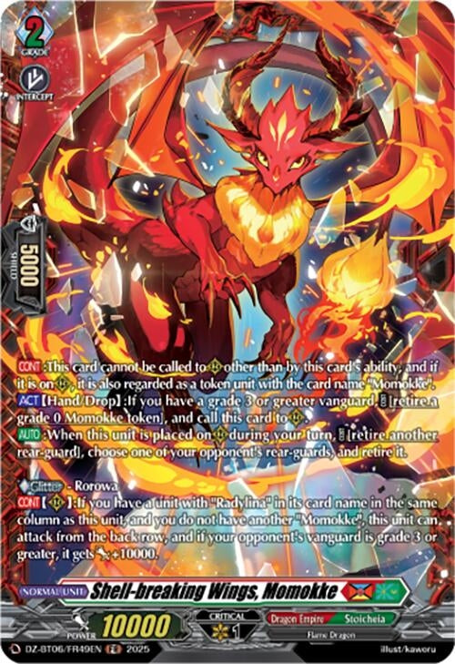 Image for Shell-breaking Wings, Momokke (FR) (DZ-BT06: Generation Dragenesis) (DZ-BT06/FR49EN) - Cardfight Vanguard