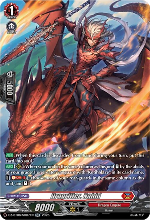 Image for Dragritter, Nahid (SR) (DZ-BT06: Generation Dragenesis) (DZ-BT06/SR07EN) - Cardfight Vanguard