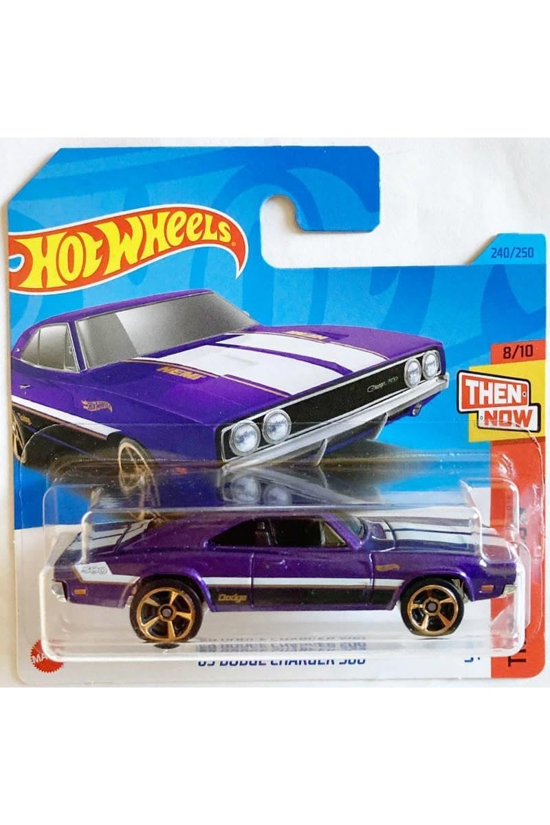 240/250 Hot Wheels - ´69 Dodge Charger 500 - Then and Now 8/10 - 2023 HKJ46