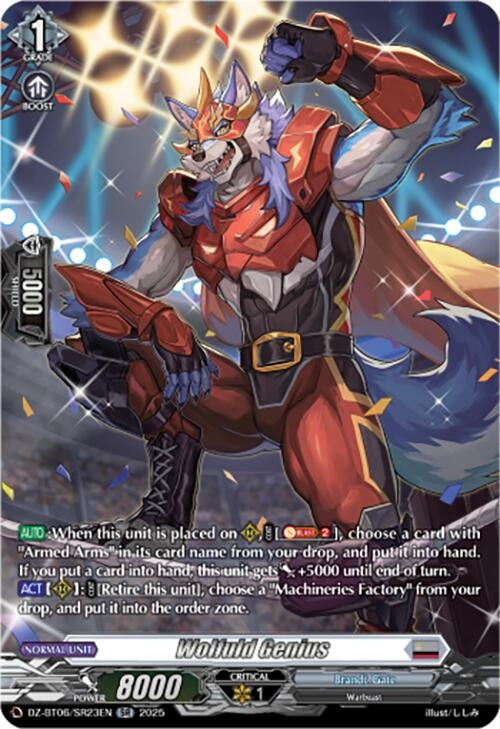 Image for Wolfuld Genius (SR) (DZ-BT06: Generation Dragenesis) (DZ-BT06/SR23EN) - Cardfight Vanguard
