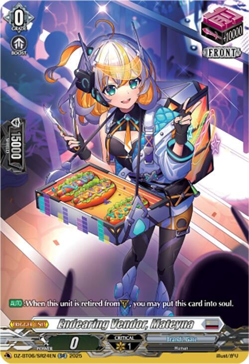 Image for Endearing Vendor, Mateyna (SR) (DZ-BT06: Generation Dragenesis) (DZ-BT06/SR24EN) - Cardfight Vanguard