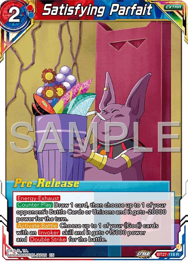 Image for Satisfying Parfait (History of Z Pre-Release Cards) (BT27-118) - Dragon Ball Super: Masters