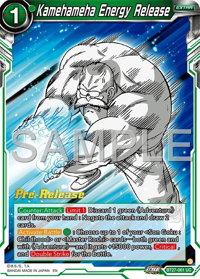 Image for Kamehameha (History of Z Pre-Release Cards) (BT27-061) - Dragon Ball Super: Masters