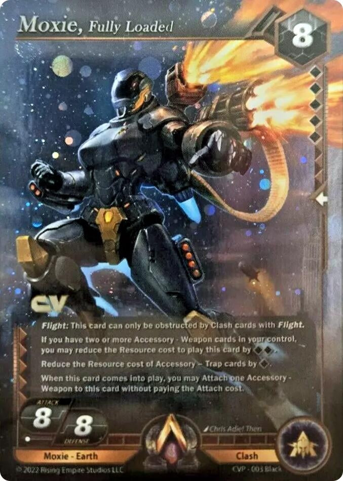Image for Moxie, Fully Loaded (Collectors Vault Promo) (Alpha Clash Promo Cards) (CVP-003) - Alpha Clash