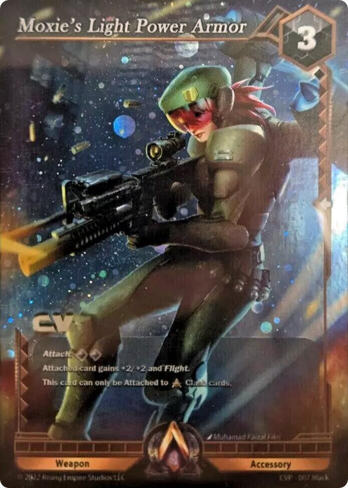 Image for Moxie's Light Power Armor (Collectors Vault Promo) (Alpha Clash Promo Cards) (CVP-007) - Alpha Clash