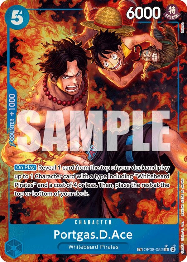 Image for Portgas.D.Ace (TR) (Royal Blood) (OP08-052) - One Piece Card Game