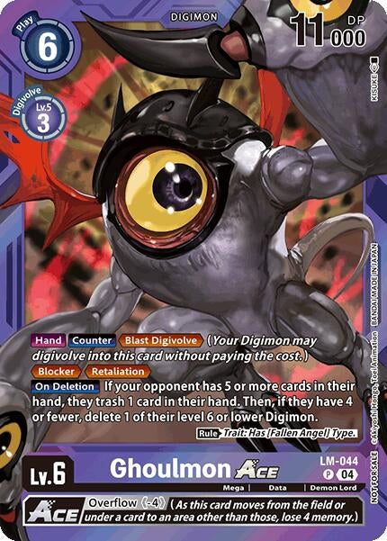 Image for Ghoulmon ACE (Limited Card Pack) - Digimon Card Game