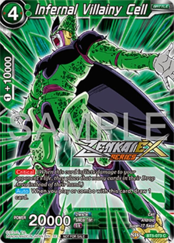 Image for Infernal Villainy Cell (Event Pack 16) (Promotion Cards) (BT5-073) - Dragon Ball Super: Masters