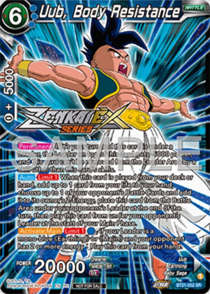 Image for Uub, Body Resistance (Event Pack 16) (Promotion Cards) (BT21-052) - Dragon Ball Super: Masters