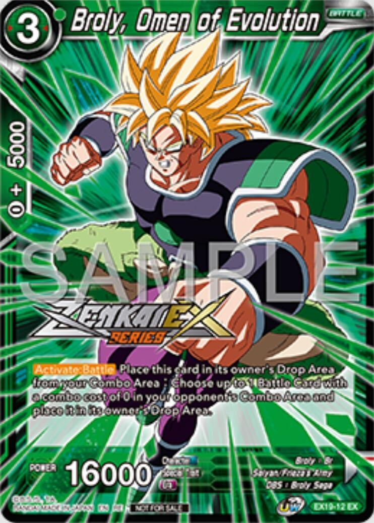 Image for Broly, Omen of Evolution (Event Pack 16) (Promotion Cards) (EX19-12) - Dragon Ball Super: Masters