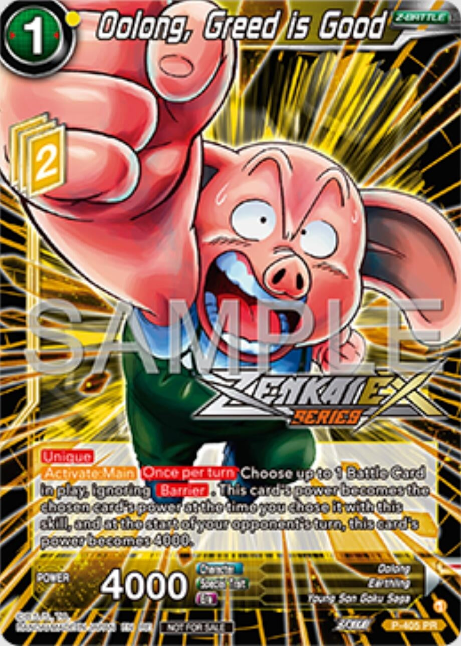 Image for Oolong, Greed is Good (Event Pack 16) (Promotion Cards) (P-405) - Dragon Ball Super: Masters