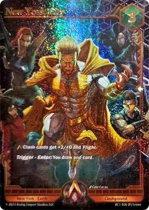 Image for New York City (Alternate Art) (The Awakening Novel Kickstarter) (AC1-026) - Alpha Clash