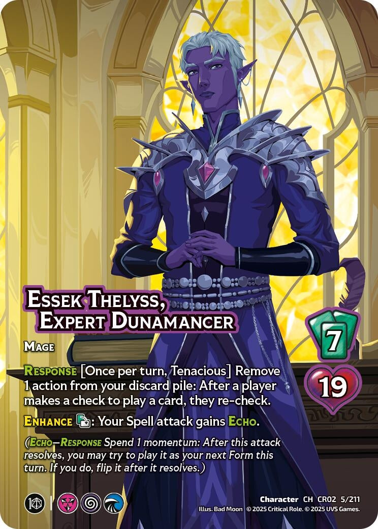 Image for Essek Thelyss, Expert Dunamancer (Critical Role: Heroes of Exandria) (5/211) - UniVersus