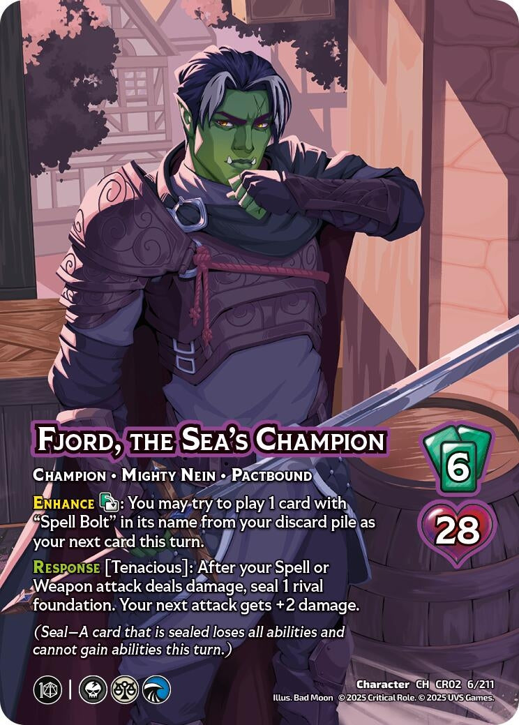 Image for Fjord, the Sea's Champion (Critical Role: Heroes of Exandria) (6/211) - UniVersus