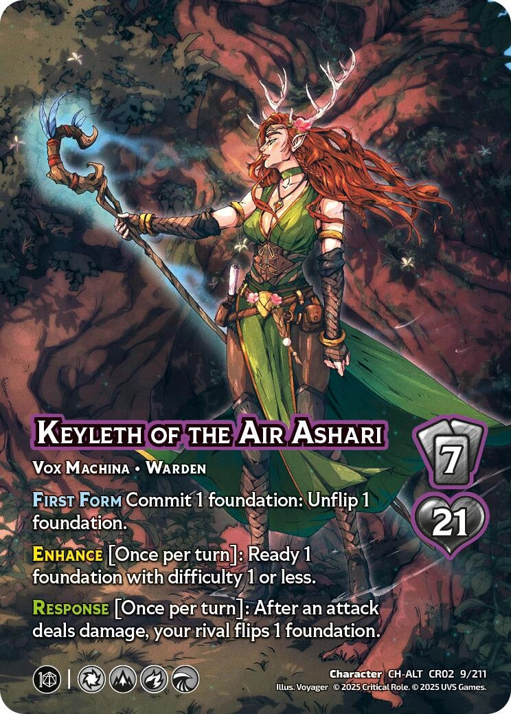 Image for Keyleth of the Air Ashari (Alternate Art) (Critical Role: Heroes of Exandria) (9/211) - UniVersus