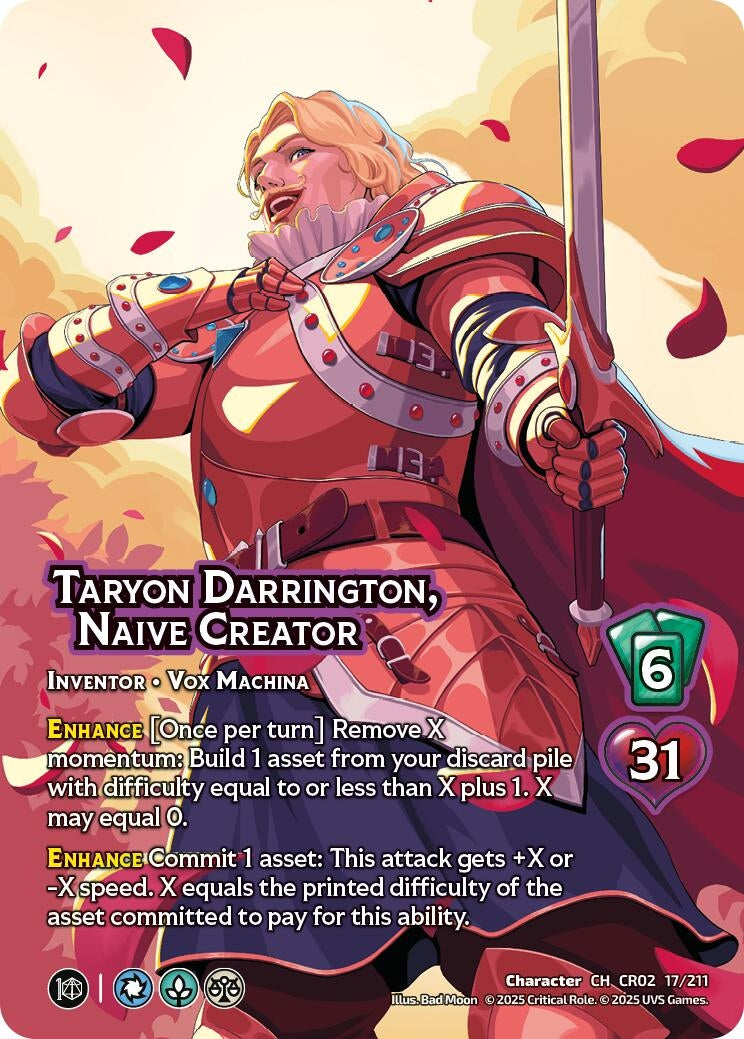 Image for Taryon Darrington, Naive Creator (Critical Role: Heroes of Exandria) (17/211) - UniVersus
