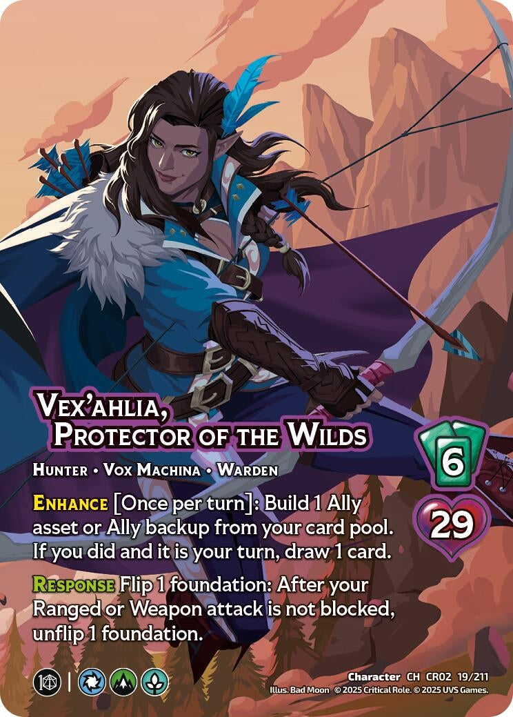 Image for Vex'ahlia, Protector of the Wilds (Critical Role: Heroes of Exandria) (19/211) - UniVersus