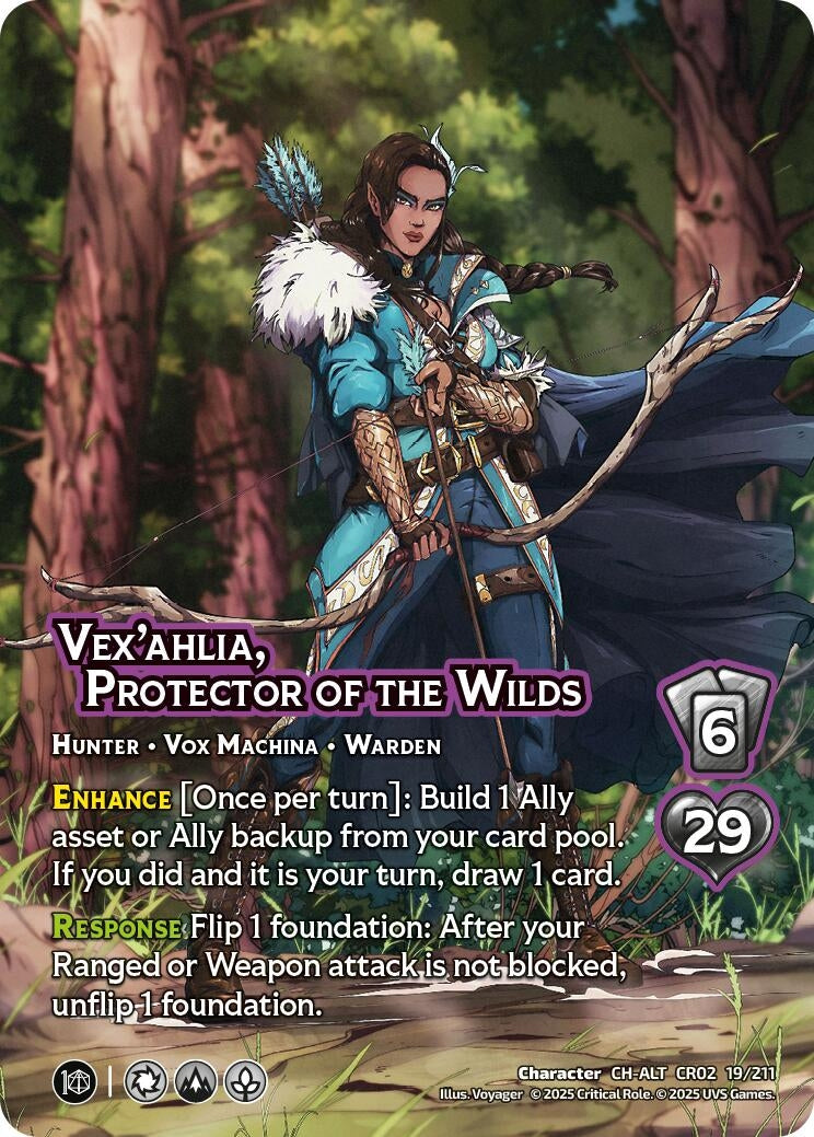 Image for Vex'ahlia, Protector of the Wilds (Alternate Art) (Critical Role: Heroes of Exandria) (19/211) - UniVersus