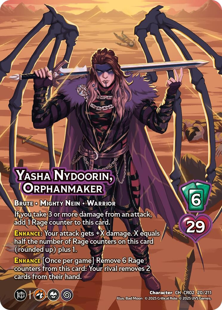 Image for Yasha Nydoorin, Orphanmaker (Critical Role: Heroes of Exandria) (20/211) - UniVersus