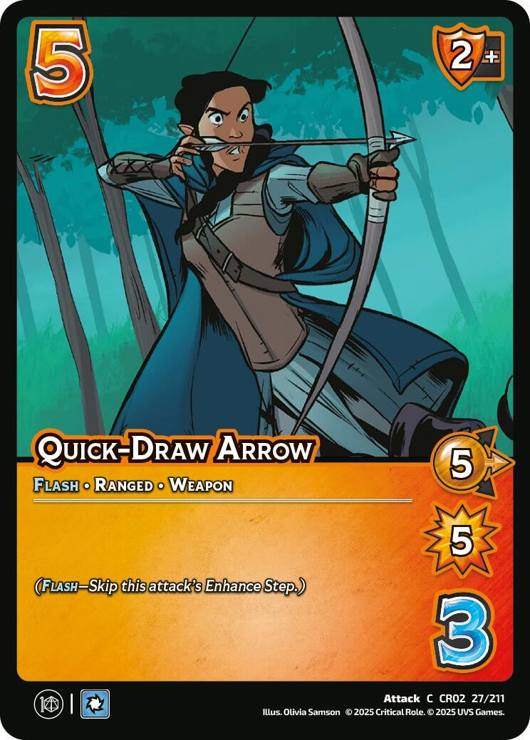 Image for Quick-Draw Arrow (Critical Role: Heroes of Exandria) (27/211) - UniVersus