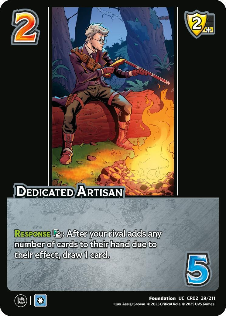 Image for Dedicated Artisan (Critical Role: Heroes of Exandria) (29/211) - UniVersus