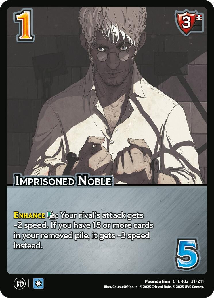 Image for Imprisoned Noble (Critical Role: Heroes of Exandria) (31/211) - UniVersus