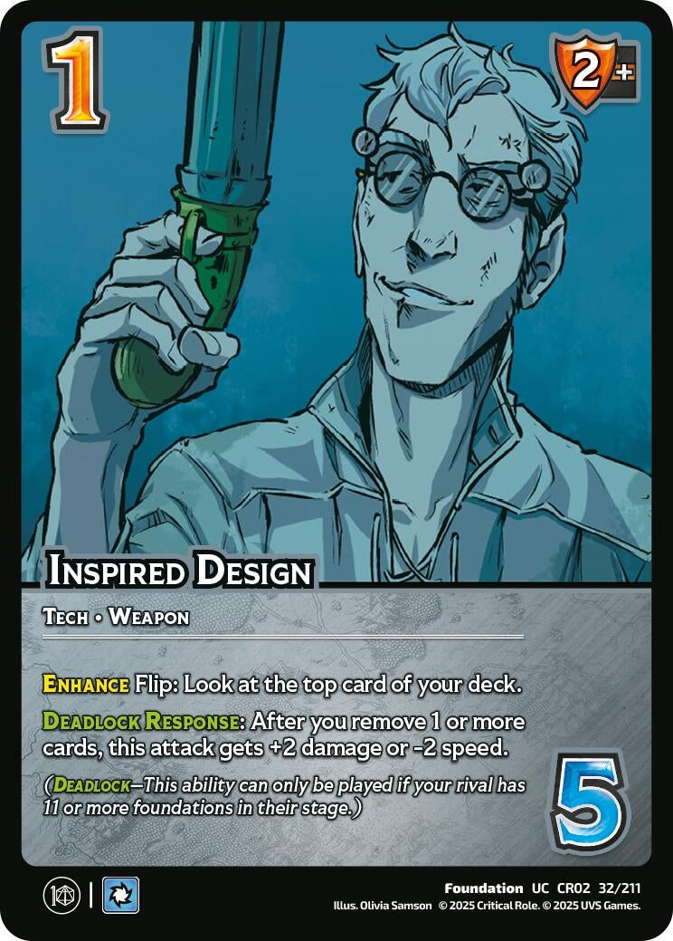 Image for Inspired Design (Critical Role: Heroes of Exandria) (32/211) - UniVersus