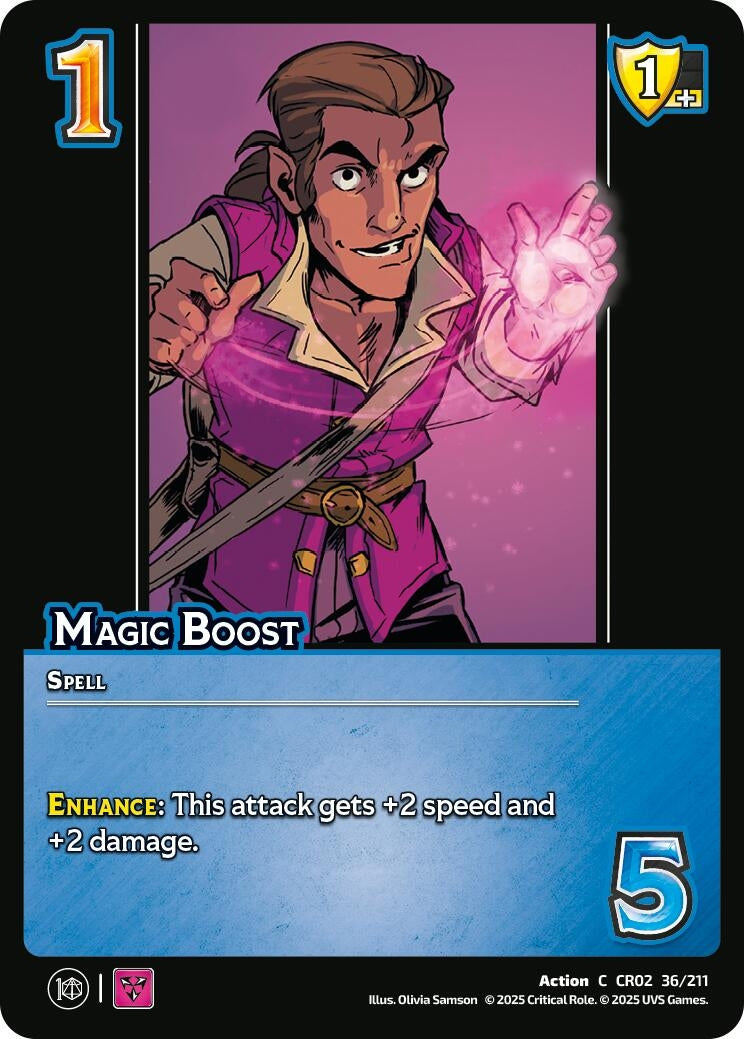 Image for Magic Boost (Critical Role: Heroes of Exandria) (36/211) - UniVersus