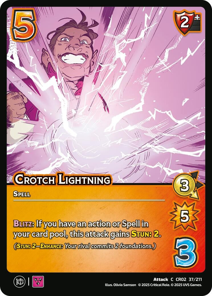 Image for Crotch Lightning (Critical Role: Heroes of Exandria) (37/211) - UniVersus