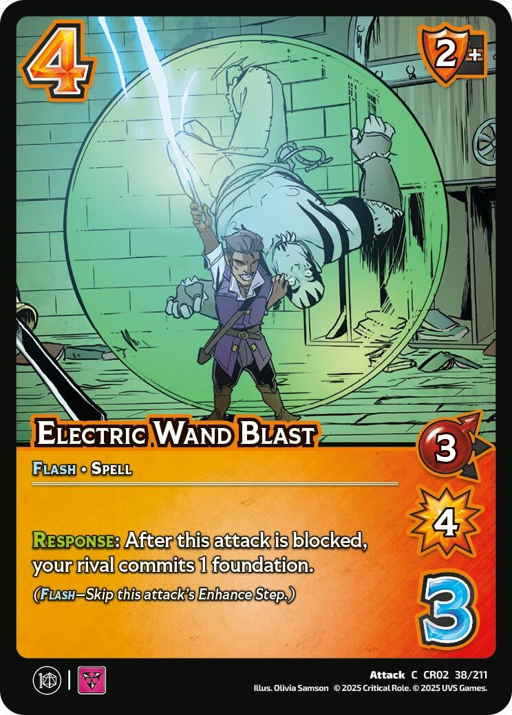 Image for Electric Wand Blast (Critical Role: Heroes of Exandria) (38/211) - UniVersus