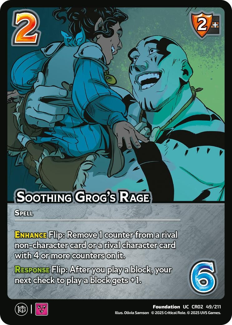 Image for Soothing Grog's Rage (Critical Role: Heroes of Exandria) (49/211) - UniVersus