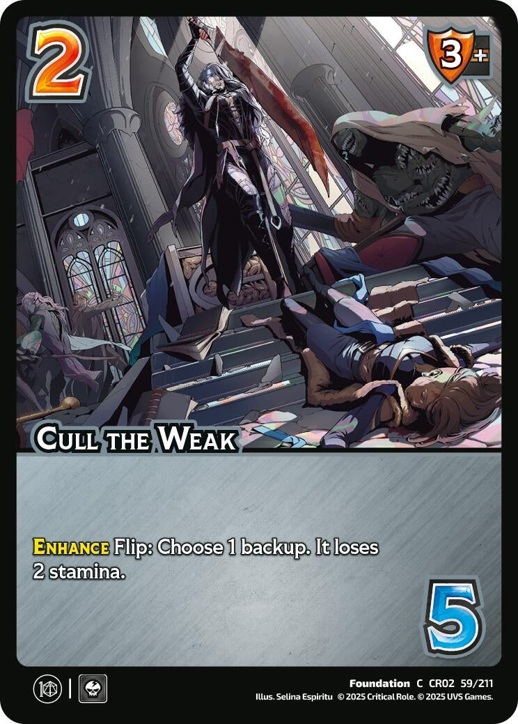 Image for Cull the Weak (Critical Role: Heroes of Exandria) (59/211) - UniVersus