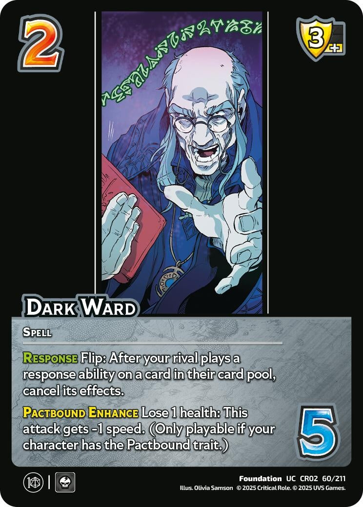 Image for Dark Ward (Critical Role: Heroes of Exandria) (60/211) - UniVersus