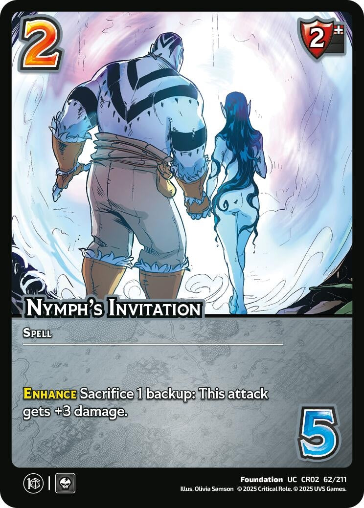 Image for Nymph's Invitation (Critical Role: Heroes of Exandria) (62/211) - UniVersus