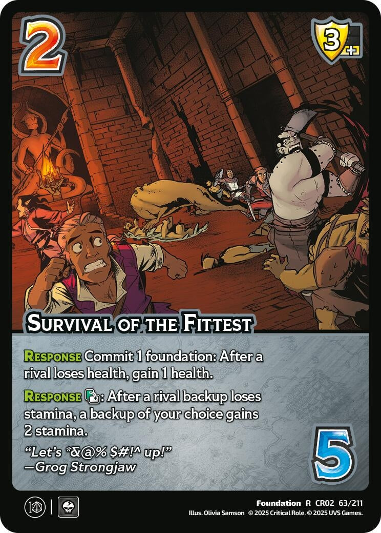 Image for Survival of the Fittest (Critical Role: Heroes of Exandria) (63/211) - UniVersus
