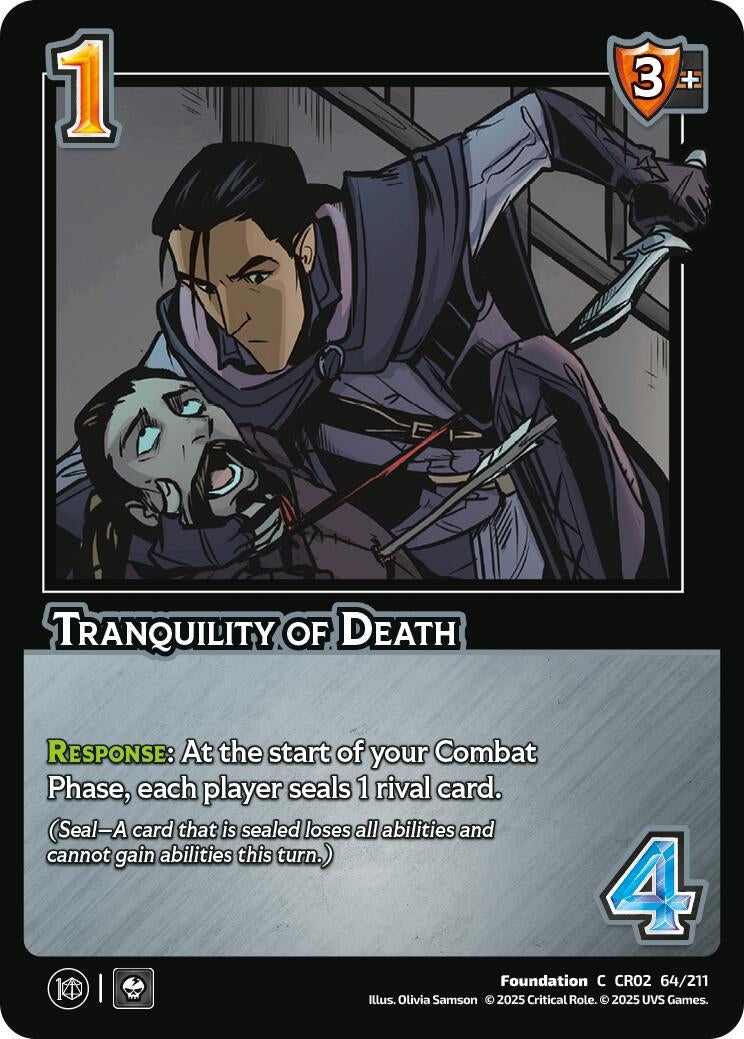 Image for Tranquility of Death (Critical Role: Heroes of Exandria) (64/211) - UniVersus