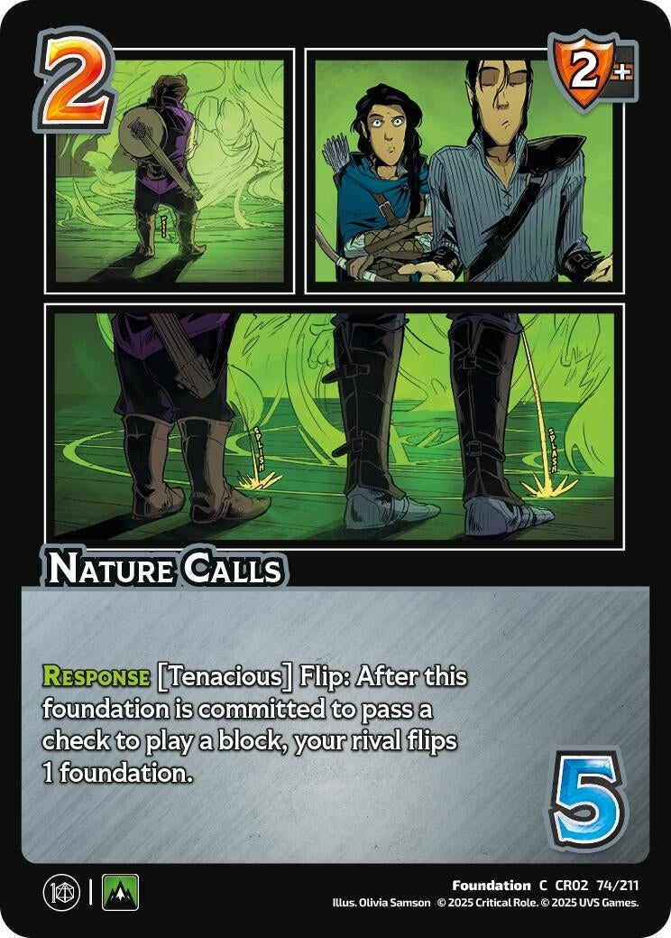 Image for Nature Calls (Critical Role: Heroes of Exandria) (74/211) - UniVersus