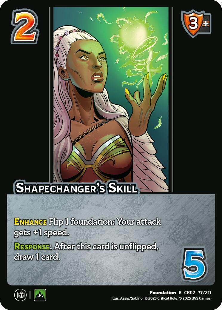 Image for Shapechanger's Skill (Critical Role: Heroes of Exandria) (77/211) - UniVersus