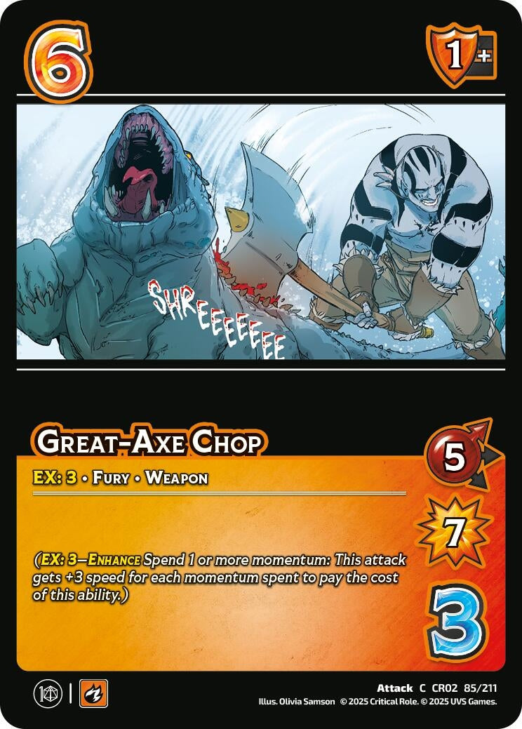 Image for Great-Axe Chop (Critical Role: Heroes of Exandria) (85/211) - UniVersus