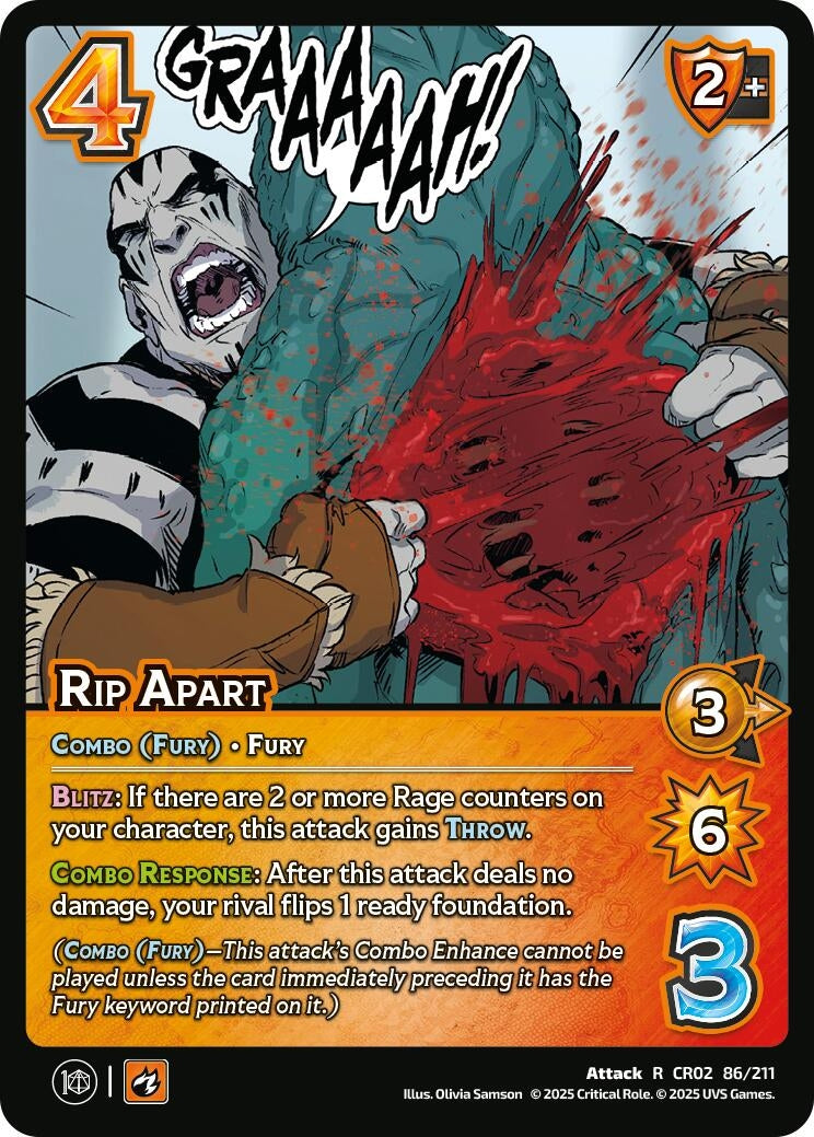 Image for Rip Apart (Critical Role: Heroes of Exandria) (86/211) - UniVersus