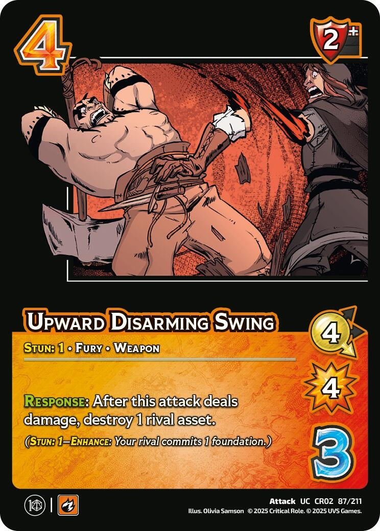 Image for Upward Disarming Swing (Critical Role: Heroes of Exandria) (87/211) - UniVersus
