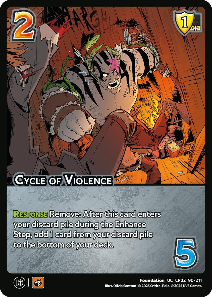 Image for Cycle of Violence (Critical Role: Heroes of Exandria) (90/211) - UniVersus