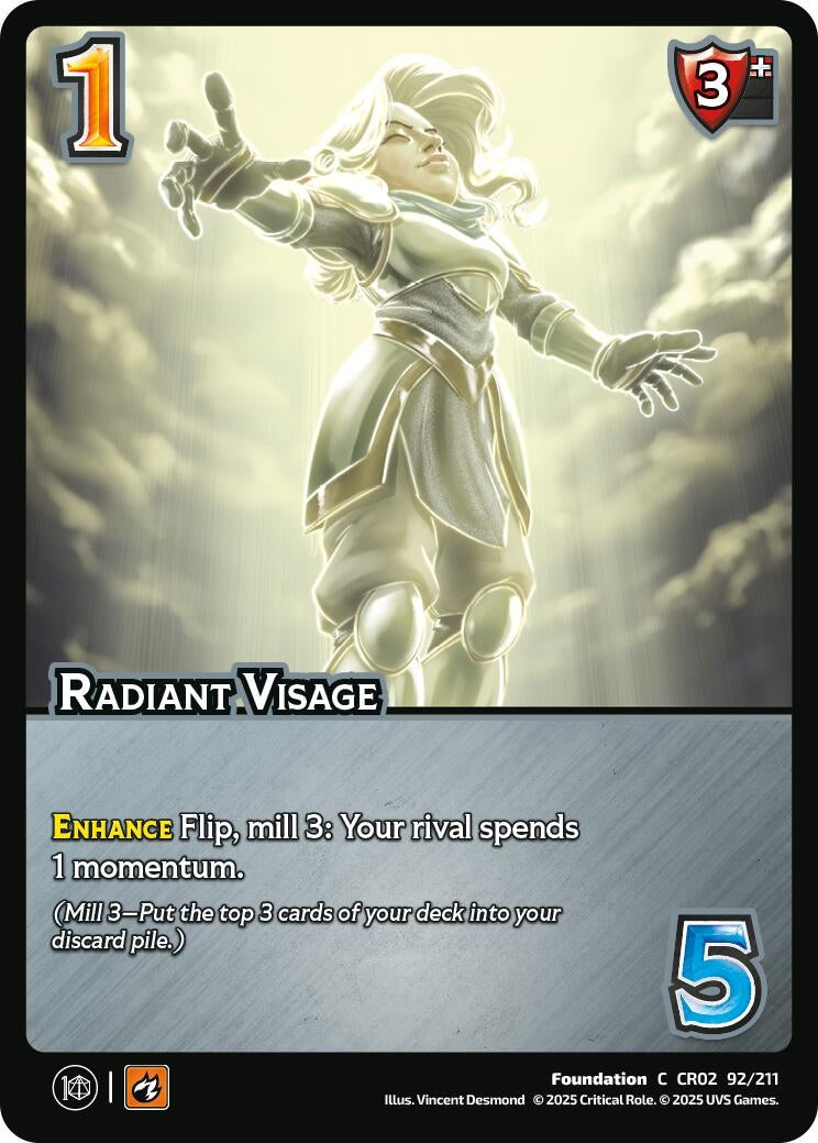 Image for Radiant Visage (Critical Role: Heroes of Exandria) (92/211) - UniVersus